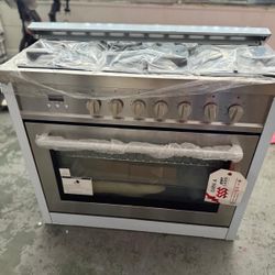 COSMO FREESTANDING RANGE-DUAL FUEL STAINLESS STEEL