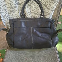 Tignanello Leather Handbag Black
