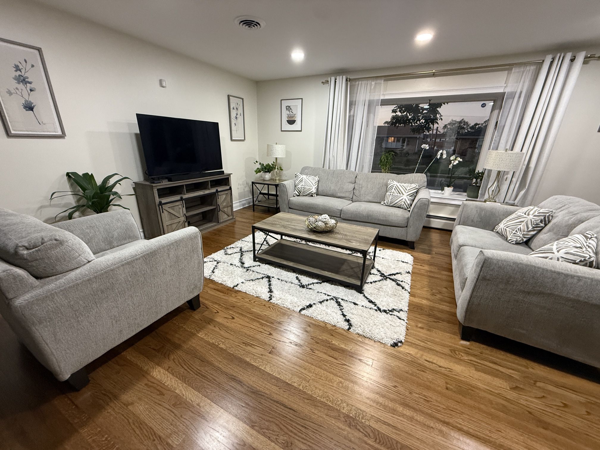 Light Gray Living Room Set