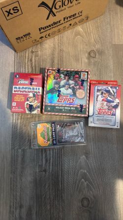 Topps mega box lot of 4