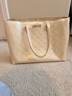 Louis Vuitton White Vernis Handbag