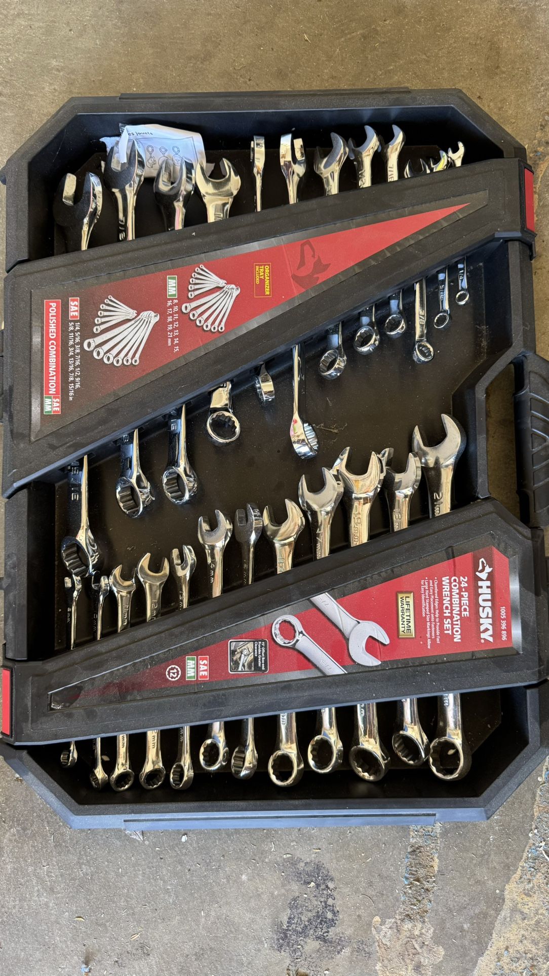 Husky 24 Piece Wrench Set