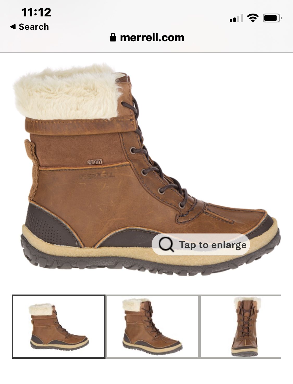 Merrel Womens Winter Boot Size 7