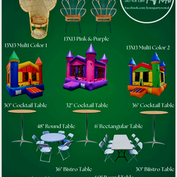 Everything from trash Cans to red carpets and velvet ropes