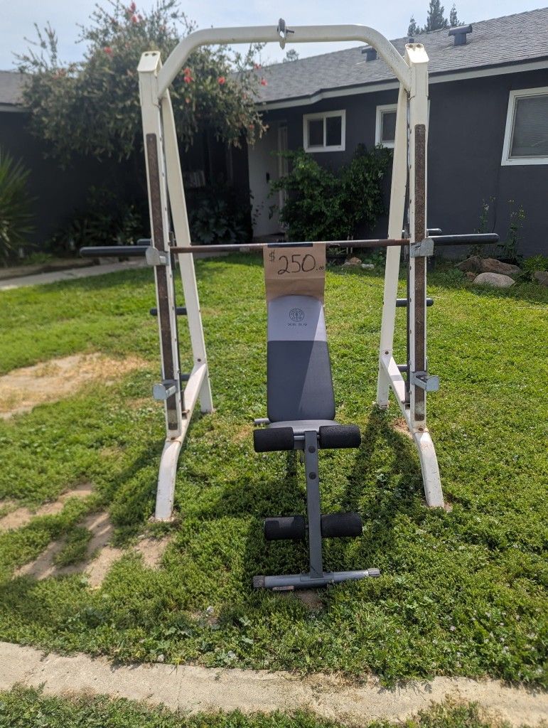 Smith Machine & Adjustable Bench