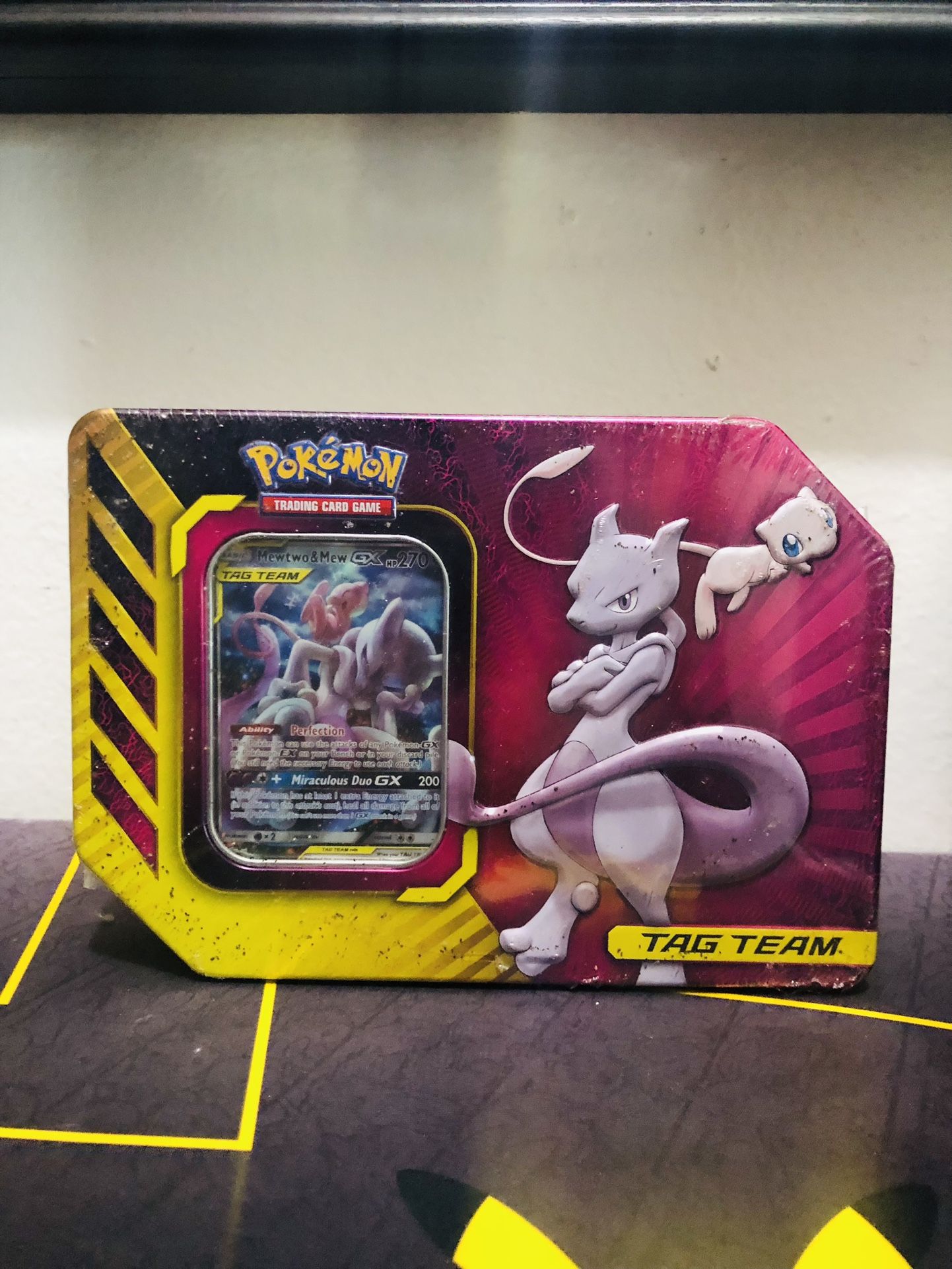 Mewtwo & Mew Tag Team GX Tin
