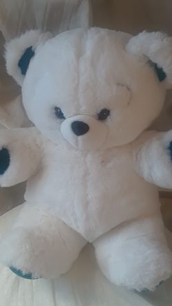 WHITE TOY STUFF BEAR Approximately 18"