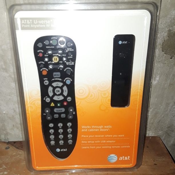 AT&T Frontier U verse Vantage TV point anywhere RF remote