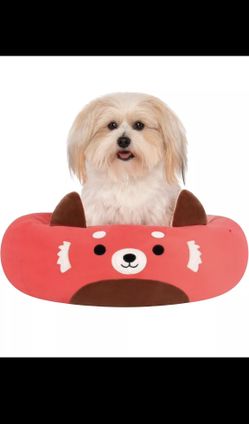 Squishmallows 20” Cici the Red Panda Soft Pet Bed Perfect For Cats/Dogs