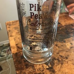 Pikes Peak Colorado Beer Glass