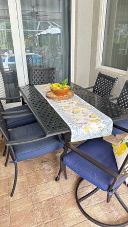 7 piece outdoor dining set