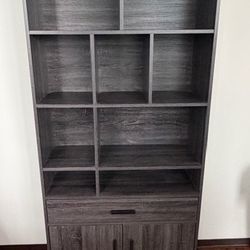 Bookcase with Drawer & closed Cabinet