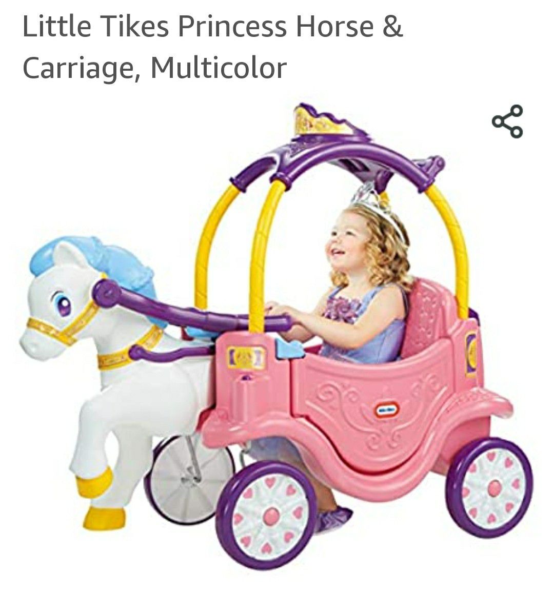 Little Tike princess horse and carriage