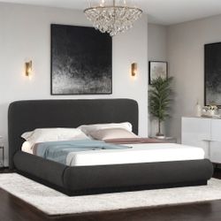 Annie Black Platform Bed Queen 😍🔥🔥🔥
