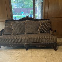 Ranch Style Sofa Snd Love Seat