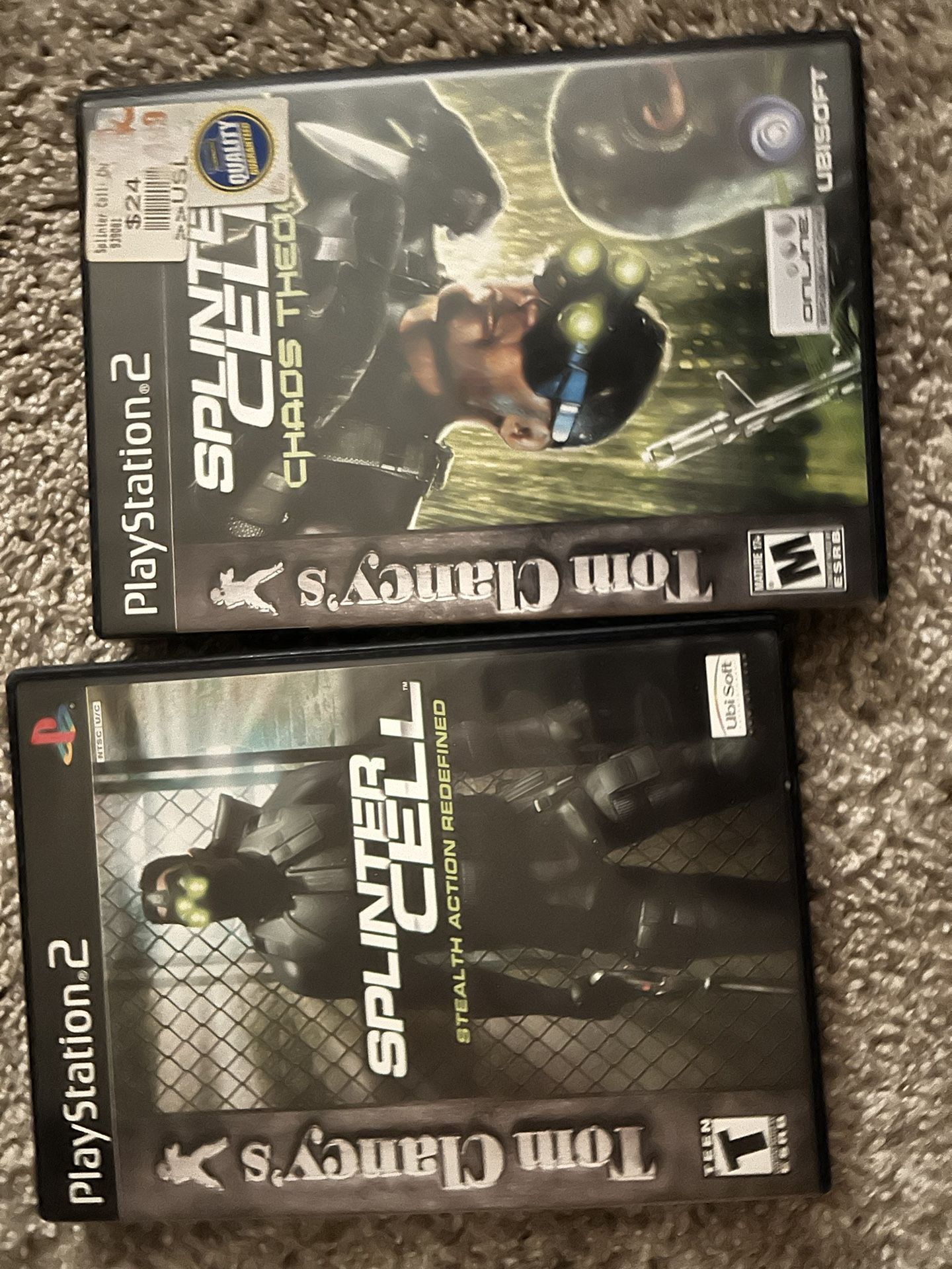 Splinter cell Game For PlayStation 2
