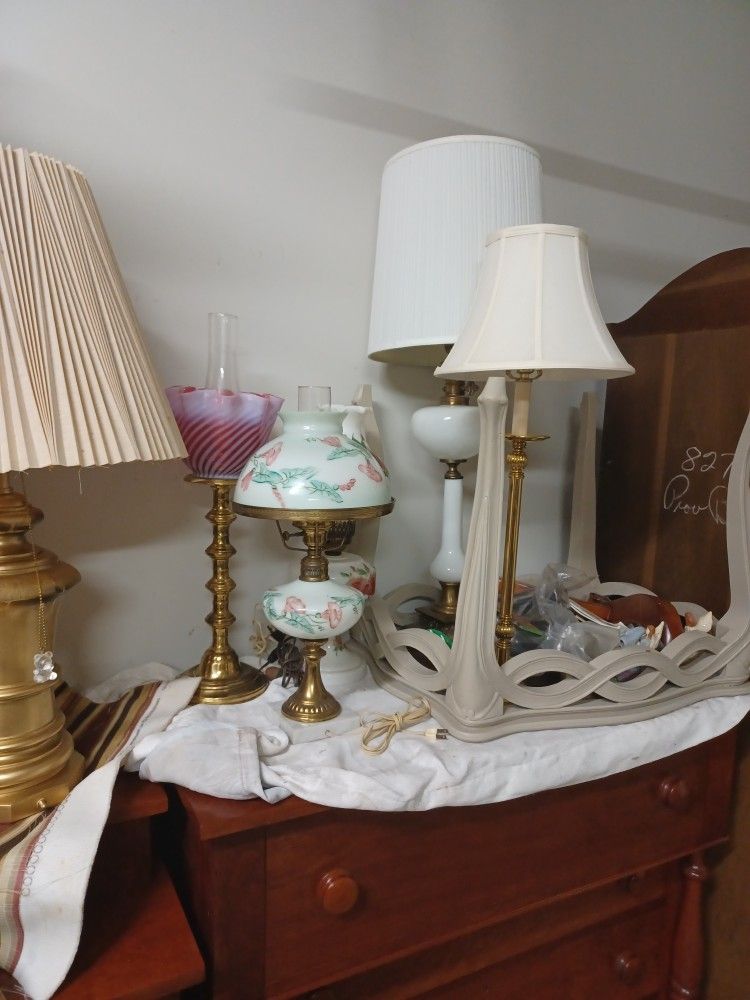 Vintage Lamps Sold Separately