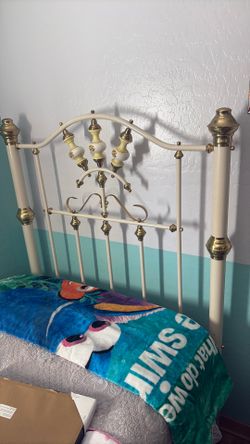 Brass bed