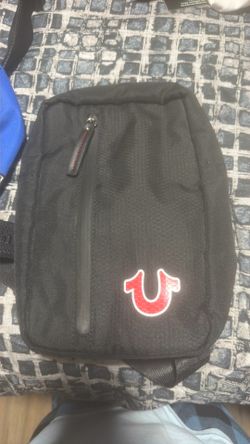 True Religion Black Fanny Pack
