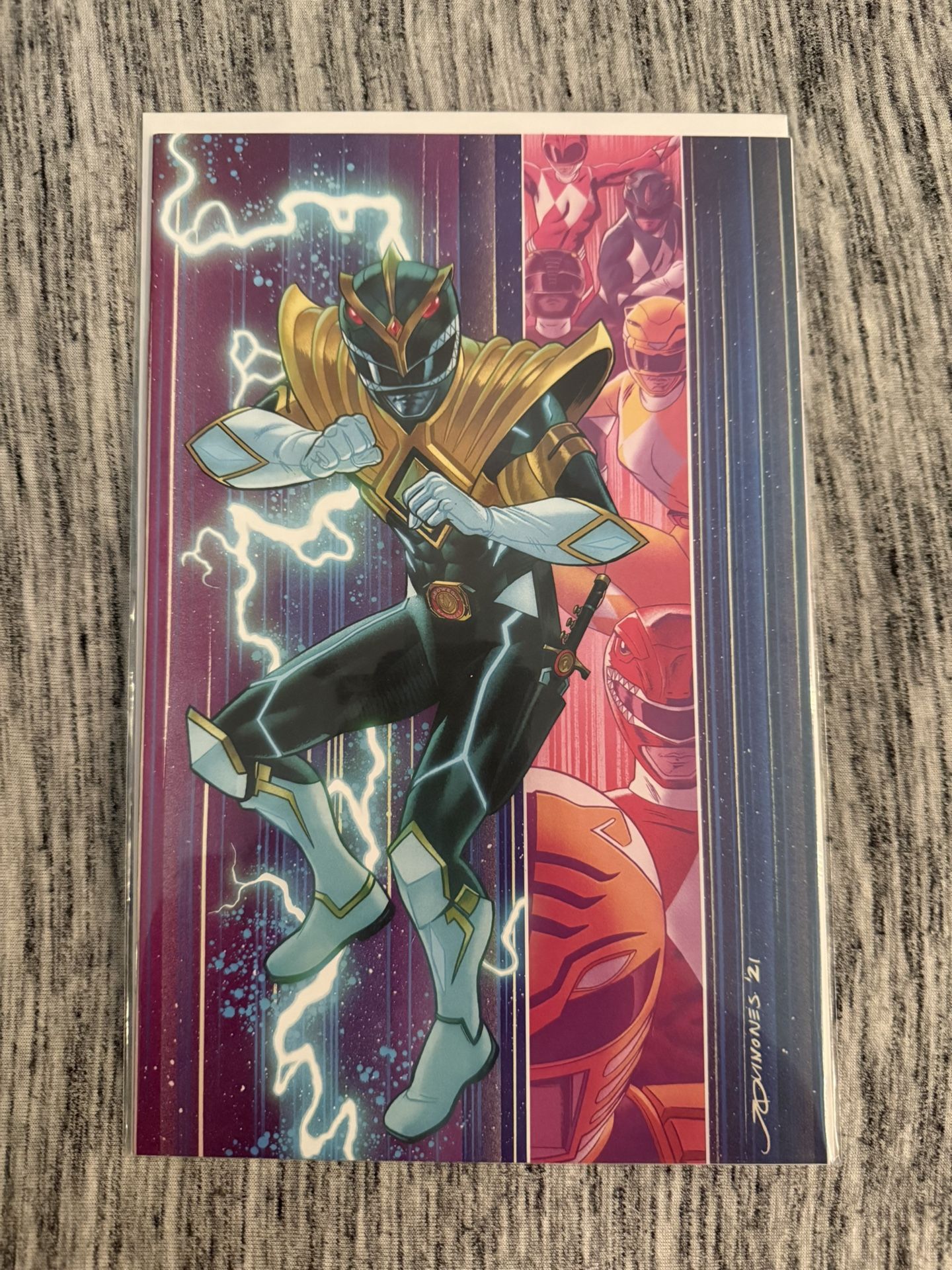 Mighty Morphin #9 Secret FOC Variant