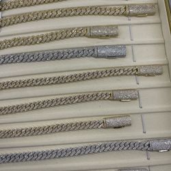 Sterling silver Moissanite Bracelets $500 Each 