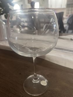 Princess House Set Of Wine Glass 4 Pc