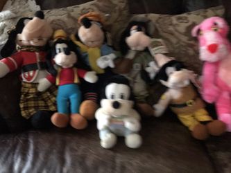 Disney goofy stuff animals new with tags plus others
