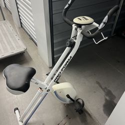 Pro-Form Stationary Fitness Bike $55 OBO! Works Great!! Light-weight, Easy to Store. Folds up to fit in a closet. Doesn’t require an outlet, uses batt