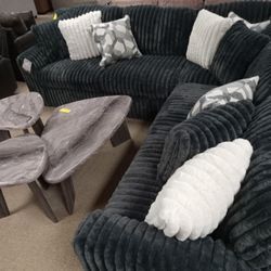 Huggable Deep Seat Sectional! 