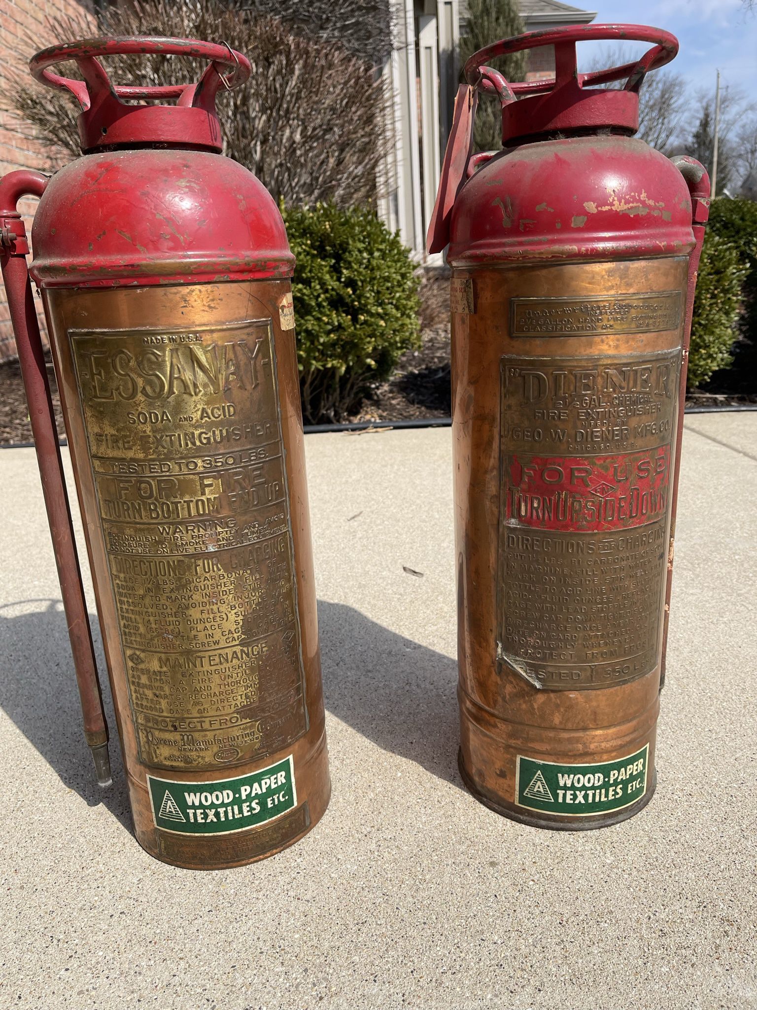 Fire Extinguishers.  