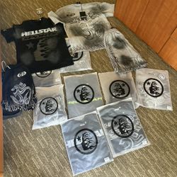 hellstar shirts and shorts 