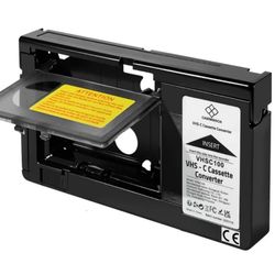 VHS C Cassette Adapter Motorized VHS Cassette Converter For VHS C/ S VHS Tapes.
This is a motorized VHS-C to VHS cassette adapter. It allows users to 