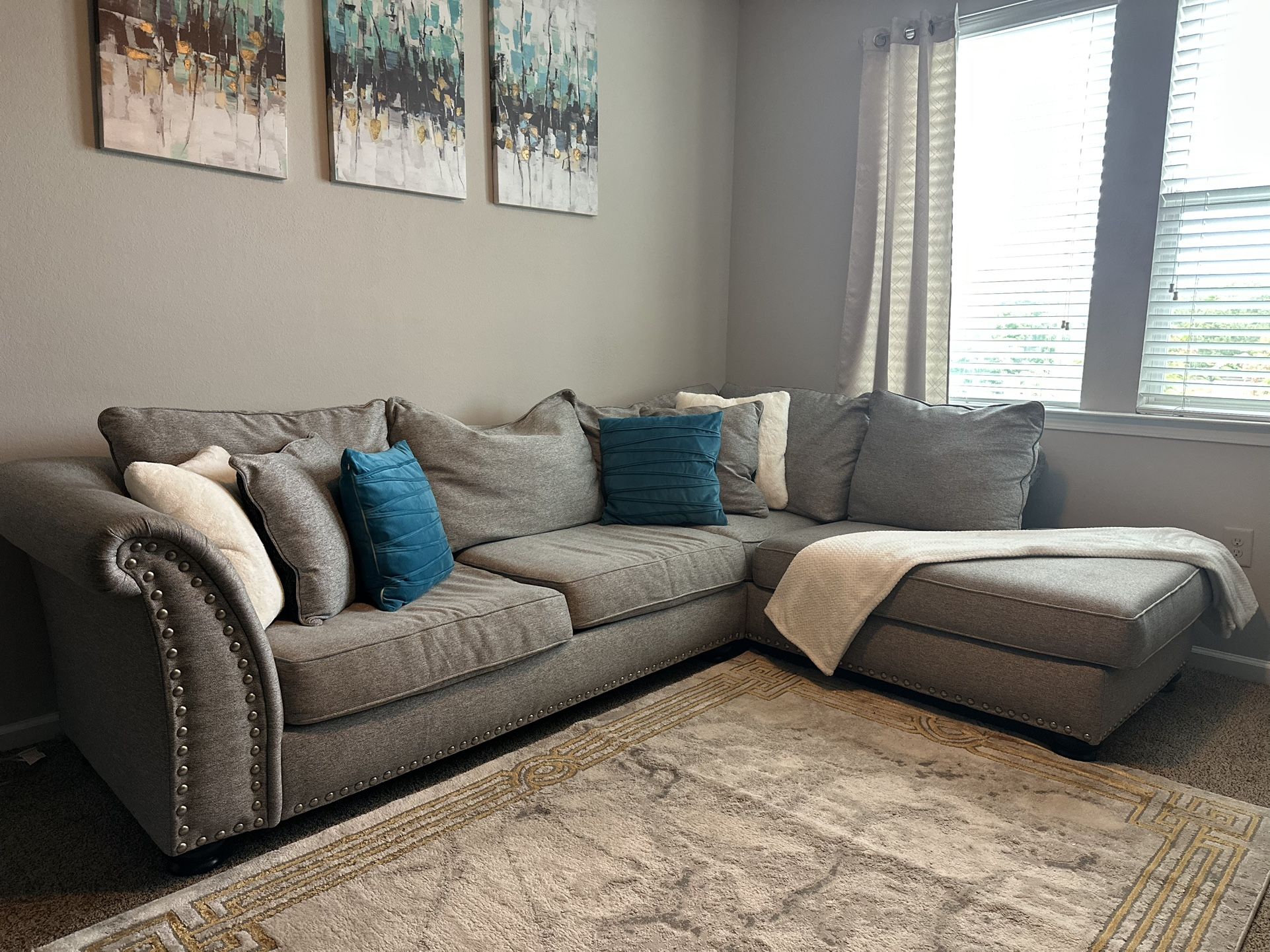 Gray Modern Sectional