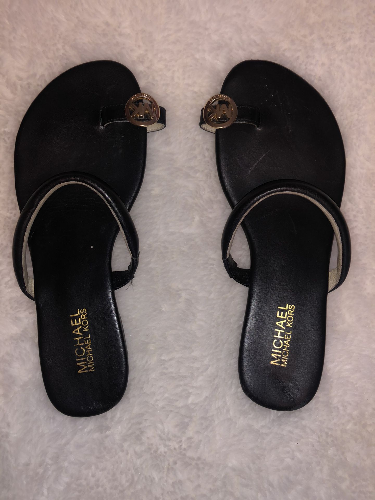 Black Michael kors sandals size 8