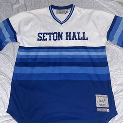 Headmaster Signature Series Mo Vaughn Seton Hall Pirates 1(contact info removed) Throwback Baseball Jersey Size 54