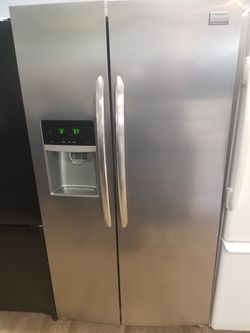 Frigidaire side by side stainless steel refrigerator
