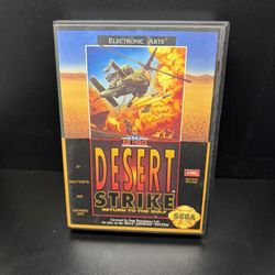 Desert Strike: Return to the Gulf (Sega Genesis) CIB Clean Tested Ships Fast