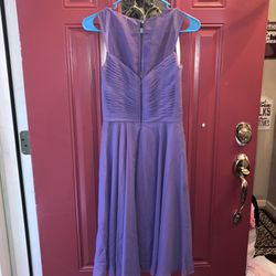 David’s Bridal Bridesmaid Purple Dress