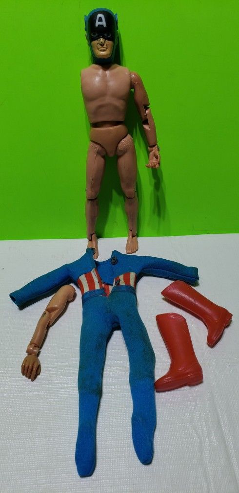 Captain America 1970s Mego Figure