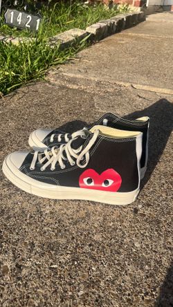 Comme des Garçons PLAY x Converse Chuck 70 High – Black – Great Condition