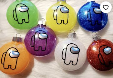 Among us custom ornaments