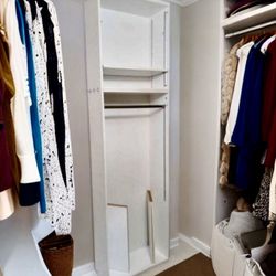 One Tall Closet Shelf Organizer Furniture 