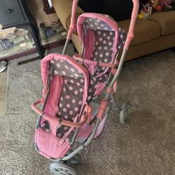 Doll Stroller / Double Like new 