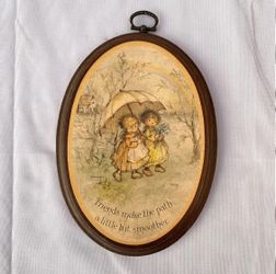 Vintage Hallmark Wall Plaque Home Decor