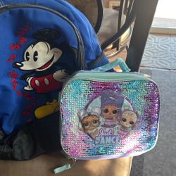 Mickey Backpack And Lol Lunch Pack