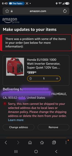 Honda eu1000i generator