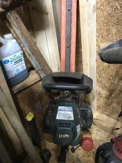 Lesco commercial hedgers pull rope broke long time ago last year don’t have time to fix them