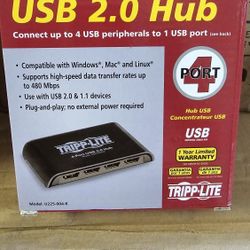 NEW USB 2.0 HUB 4 PORTS