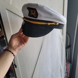 Bachelorette Captain Hat & Veil 