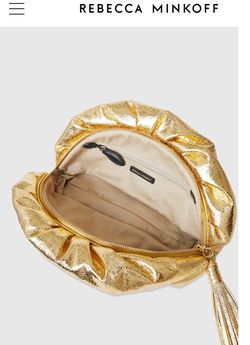 Rebecca M Ruched Clutch Purse LIKE NEW!